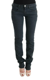 Costume National Gray Cotton Superslim Denim Jeans -   -  Costume National.
